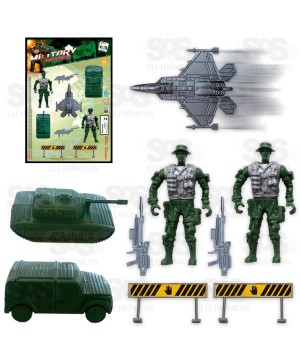 Kit Militar Poderoso 9 Peças Pica Pau 770