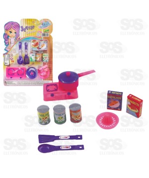 Kit Cozinha Feliz 10 Peças Jessie Pica Pau 609