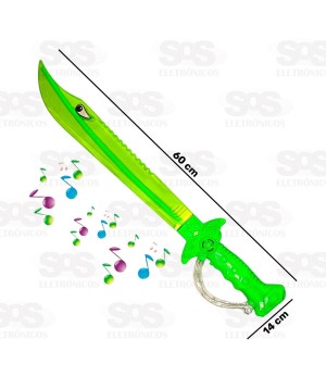 Espada Infantil Com Som e Luz LED Toy King TK-SW03