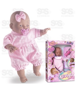 Boneca Ki fofa Negra Nova Toys 1010