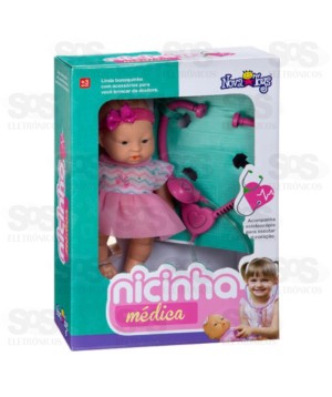 Boneca Nicinha Médica Nova Toys 1102