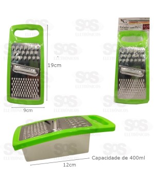 Ralador Inox Com Reservatório Plástico 400ml CRS-2837 1224