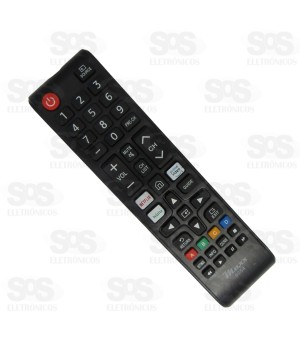Controle Remoto Samsung Smart Tv Tecla Hulu Maxx 9054 KA-2891