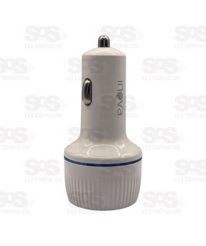 Carregador Turbo Automotivo 4.1A 2 USB Inova G06