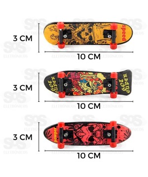 Kit 3 Skate De Dedo Infantil Sortidos Toy King TK-AB6220