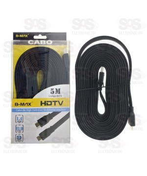 Cabo HDMI 3D 4K 5 Metros Blindado B-max BM8674