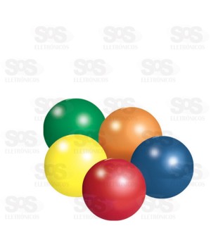 Bola De Vinil Brilhante Cores Sortidas 20cm 164