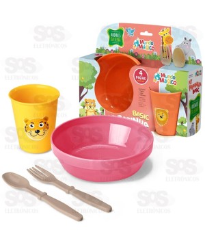 Kit Papinha Baby 4 Peças Refeição Basic 9392