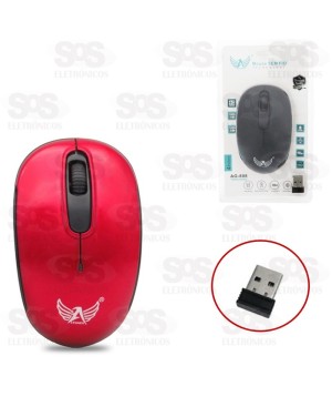 Mouse Óptico Sem Fio 4 botões Altomex AG-808