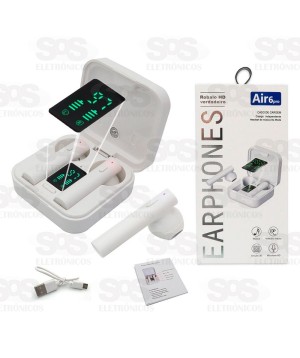 Fone De Ouvido Sem Fio Bluetooth Altomex Air6 Pro