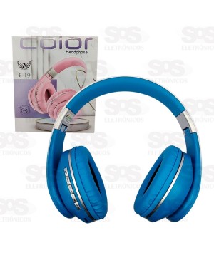 Fone De Ouvido Bluetooth Color RGB Estéreo Altomex B-19