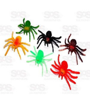 Aranha De Borracha Colorida Toy King TK-AB4916