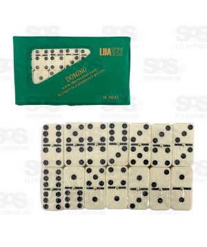 Dominó 28 Peças Lisas Clássico Luatek LK-5008