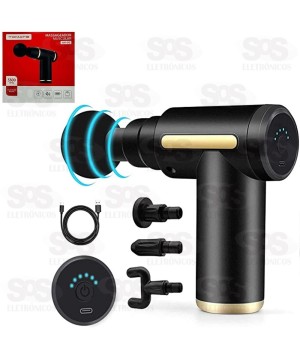 Massageador Muscular Recarregável 8 Velocidades Tomate AM-013