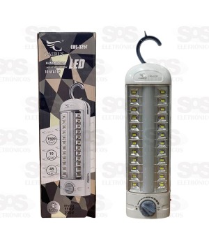 Luminária De Emergência Multifuncional Recarregável LED 10W Caerus CRS-3257