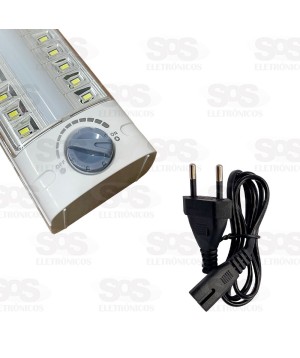 Luminária De Emergência Multifuncional Recarregável LED 10W Caerus CRS-3257