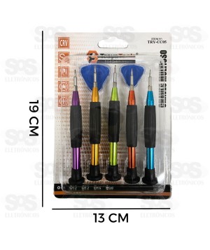 Kit Jogo De Chaves Multiuso Troya Tools TRY-CC05