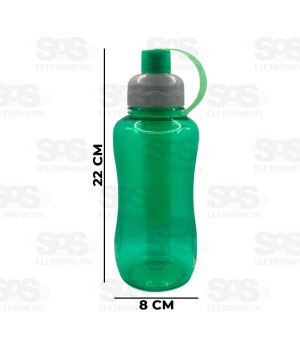 Garrafa Esportiva Transparente 800ml Caerus CRS-1703