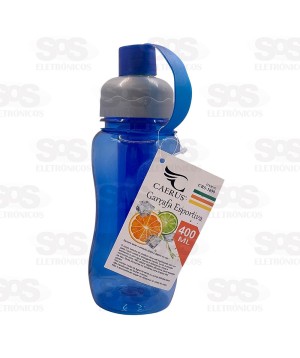 Garrafa Esportiva Transparente 400ml Caerus CRS-1699