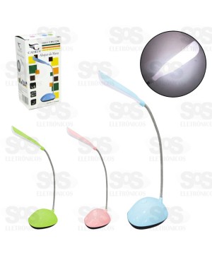 Mini Luminária de Mesa Flexível Sem Fio Led CRS-1236