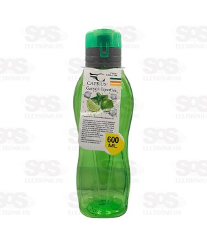 Garrafa Esportiva Transparente 600ml Caerus CRS-1706