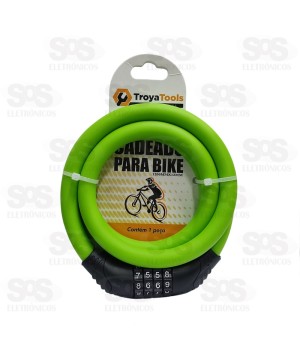 Cadeado Bicicleta Com Segredo 1200x12mm Troya Tools 5845