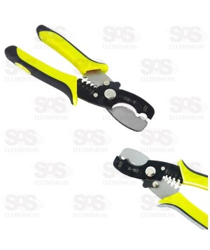 Alicate Crimpador Para Desencapar Cabos Troya Tools 1021