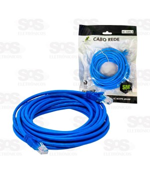 Cabo De Rede CAT6 LAN 5 Metros X-Cell XC-CAT6-5