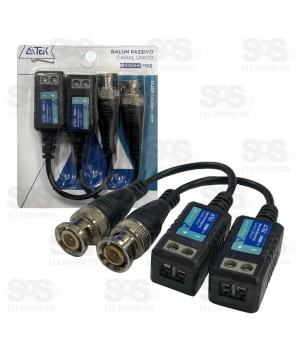 Conector Balun Canal Único UTP Passivo Aitek Sigma P102