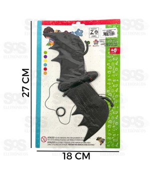 Morcego De Plástico Embalagem Blister Mini Toys 0955