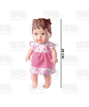 Boneca Baby Dondoquinha Morena Nova Toys 1112