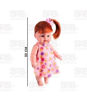 Boneca Yukinha Baby Hair Ruiva Nova Toys 1149