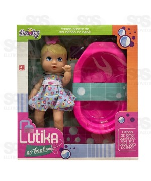 Boneca Lutika No Banho Nova Toys 1110