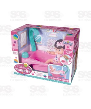 Boneca Bibiane Na Banheira Nova Toys 1121