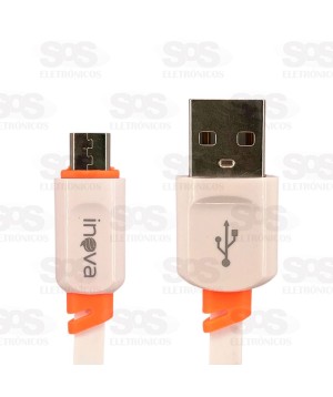 Cabo De Dados Turbo Micro USB V8 3.4A 30 CM Inova CBO-5910