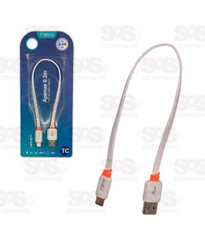 Cabo De Dados Turbo Type C 3.4A 30 CM Inova CBO-5911