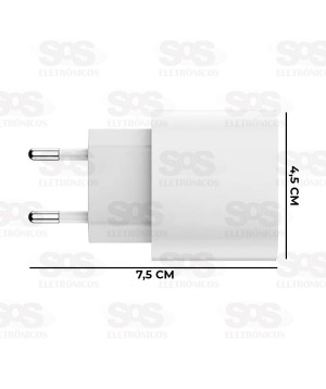 Carregador De Parede Type C Fonte 20W 4A Inova CAR-0094