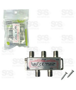 Divisor Antena 1X4 Alta Unitário Altomex J-5524