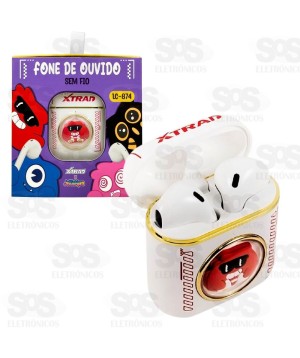 Fone De Ouvido Sem Fio Bluetooth Colorido Jellie Monsters 3D Xtrad LC-874