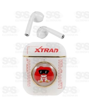 Fone De Ouvido Sem Fio Bluetooth Colorido Jellie Monsters 3D Xtrad LC-874