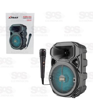 Caixa De Som Romeo Box 5W LED RGB Xtrad XDG-65