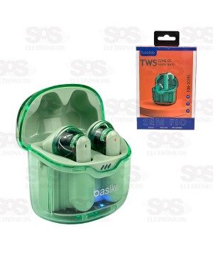 Fone De Ouvido Sem Fio Bluetooth TWS Basike FON-20395