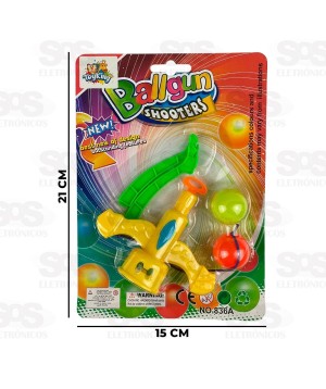 Kit Arma Lança Bolinhas De Plástico Toy King TK-AB4357
