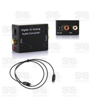 Conversor Áudio Digital Para Analógico RCA Altomex AU-26