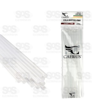 Bastão De Cola Quente Fino 8 Unidades 7 x 190 mm Caerus CRS-1837