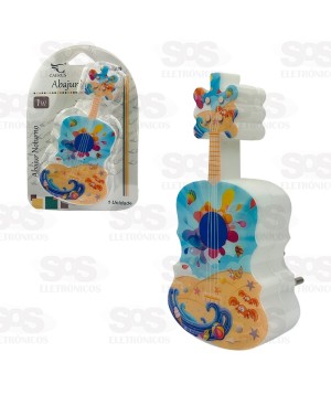 Luz Noturna Violão Cores Variadas Caerus CRS-1439