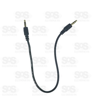 Cabo P2 x P2 Macho 1° Linha 30 cm X-Cell XC-P2-P2-0.3M