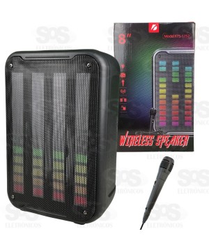 Caixa De Som 10W Karaokê Barra Rítmica KTS-1752