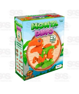 Dinossauro Monta e Desmonta 28/29 Peças Xplast 6302 6303