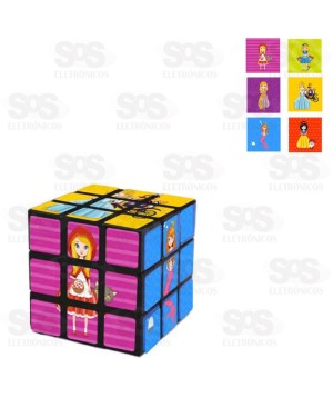 Cubo Mágico Princesas Plastico 5,5cm Toy King 5269
